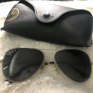 Polarized Ray Ban Aviator Sunglasses